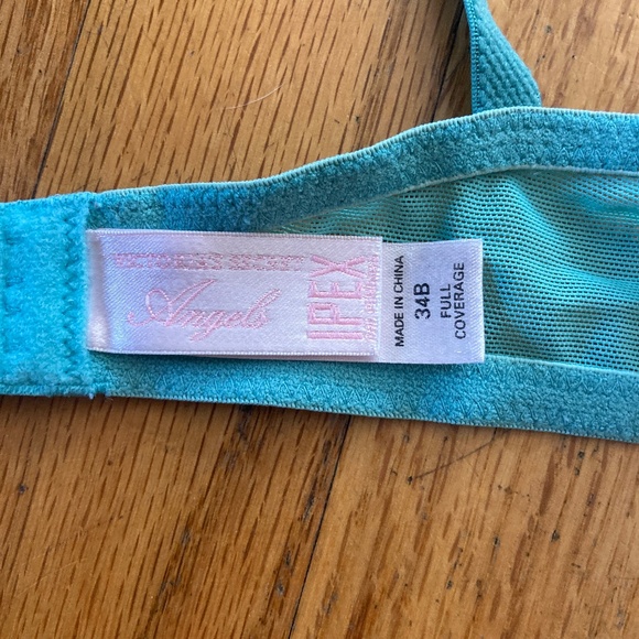 3/$15 Victoria's Secret Angels Turquoise Lined IPEX Bra.  34B, Full Coverage - Picture 6 of 8